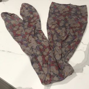 Free people floral tights